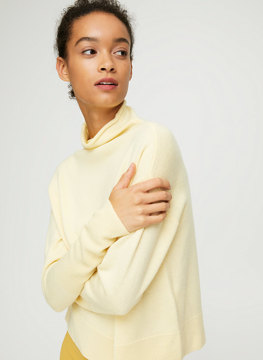 CYPRIE SWEATER - Merino-wool mock-neck sweater CYPRIE SWEATER - Merino-wool mock-neck sweater