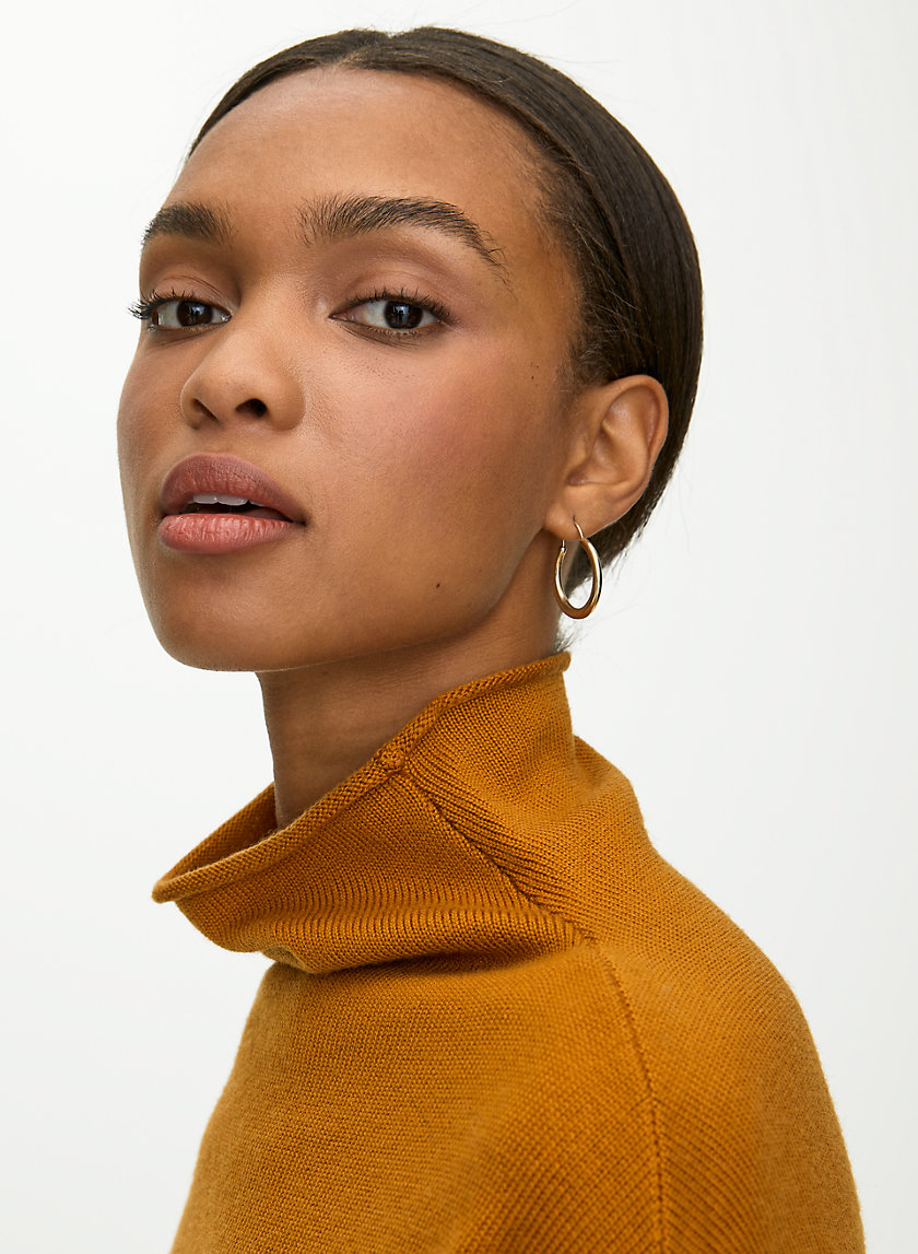 CYPRIE SWEATER - Merino-wool mock-neck sweater CYPRIE SWEATER - Merino-wool mock-neck sweater