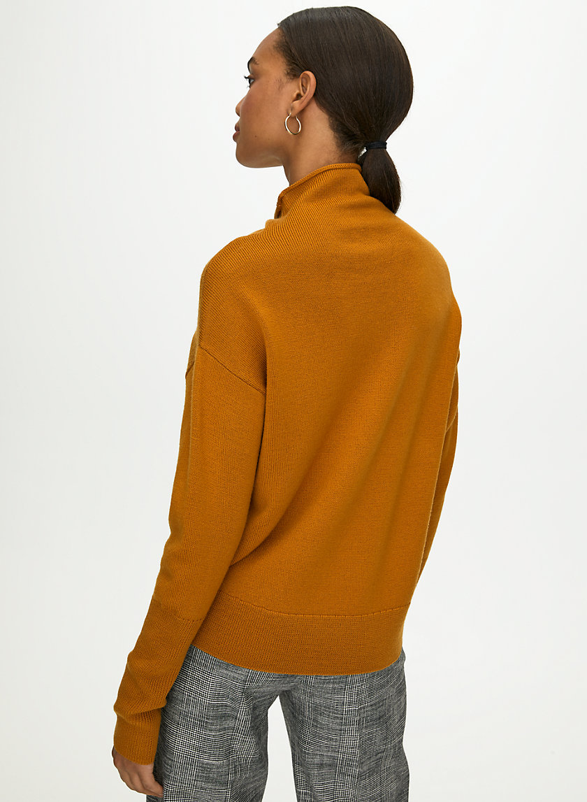 CYPRIE SWEATER - Merino-wool mock-neck sweater CYPRIE SWEATER - Merino-wool mock-neck sweater