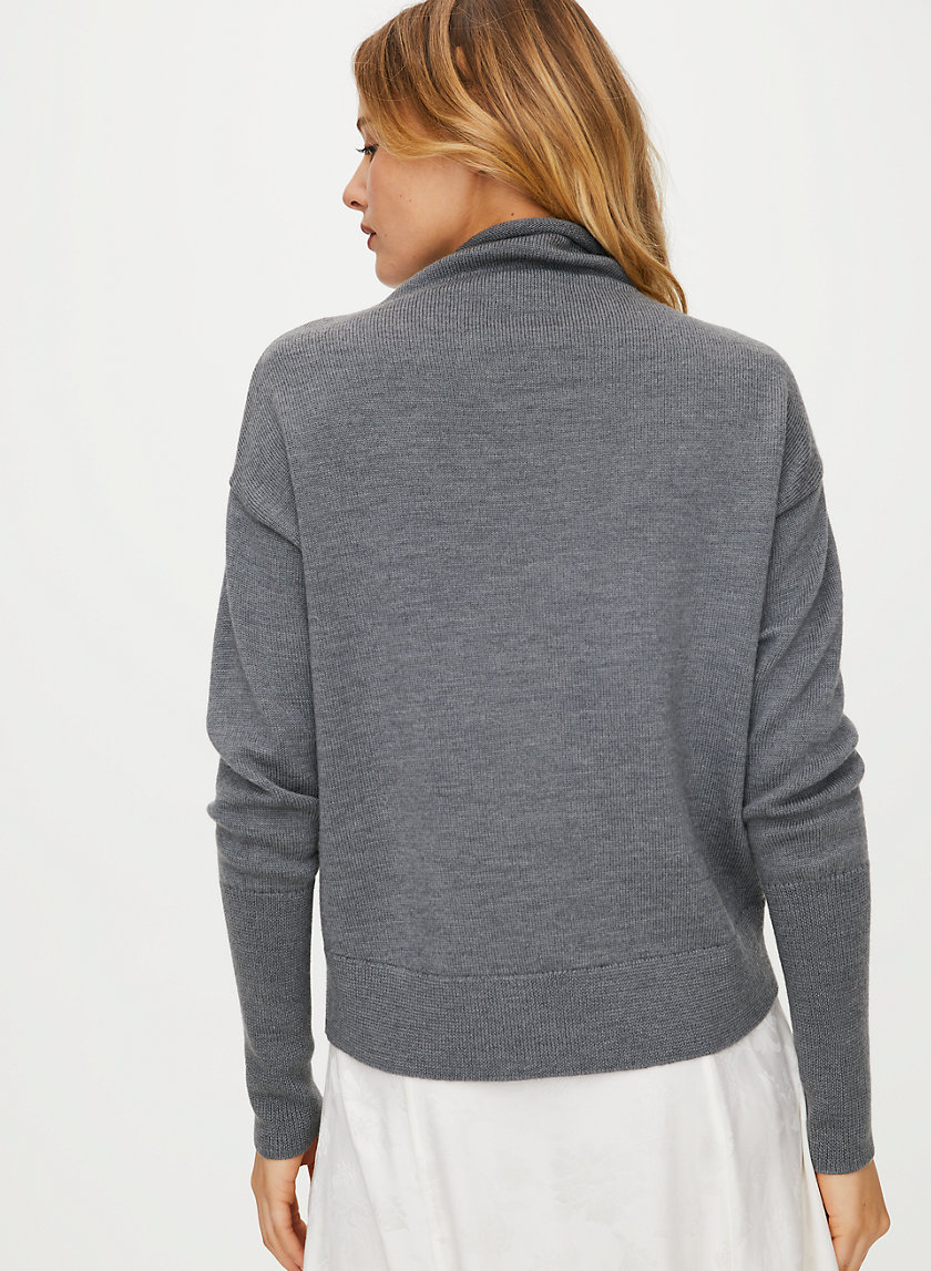 CYPRIE SWEATER - Merino-wool mock-neck sweater CYPRIE SWEATER - Merino-wool mock-neck sweater
