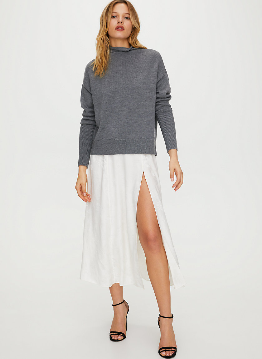 CYPRIE SWEATER - Merino-wool mock-neck sweater CYPRIE SWEATER - Merino-wool mock-neck sweater
