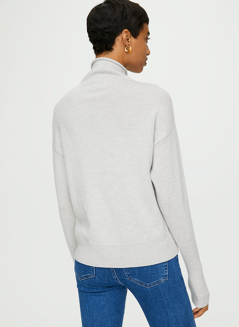 CYPRIE SWEATER - Merino-wool mock-neck sweater CYPRIE SWEATER - Merino-wool mock-neck sweater