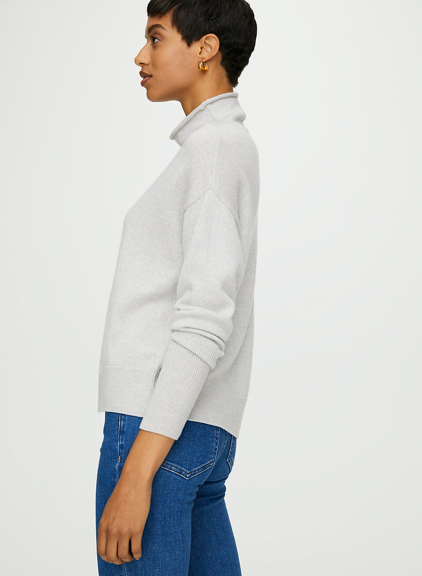 CYPRIE SWEATER - Merino-wool mock-neck sweater CYPRIE SWEATER - Merino-wool mock-neck sweater
