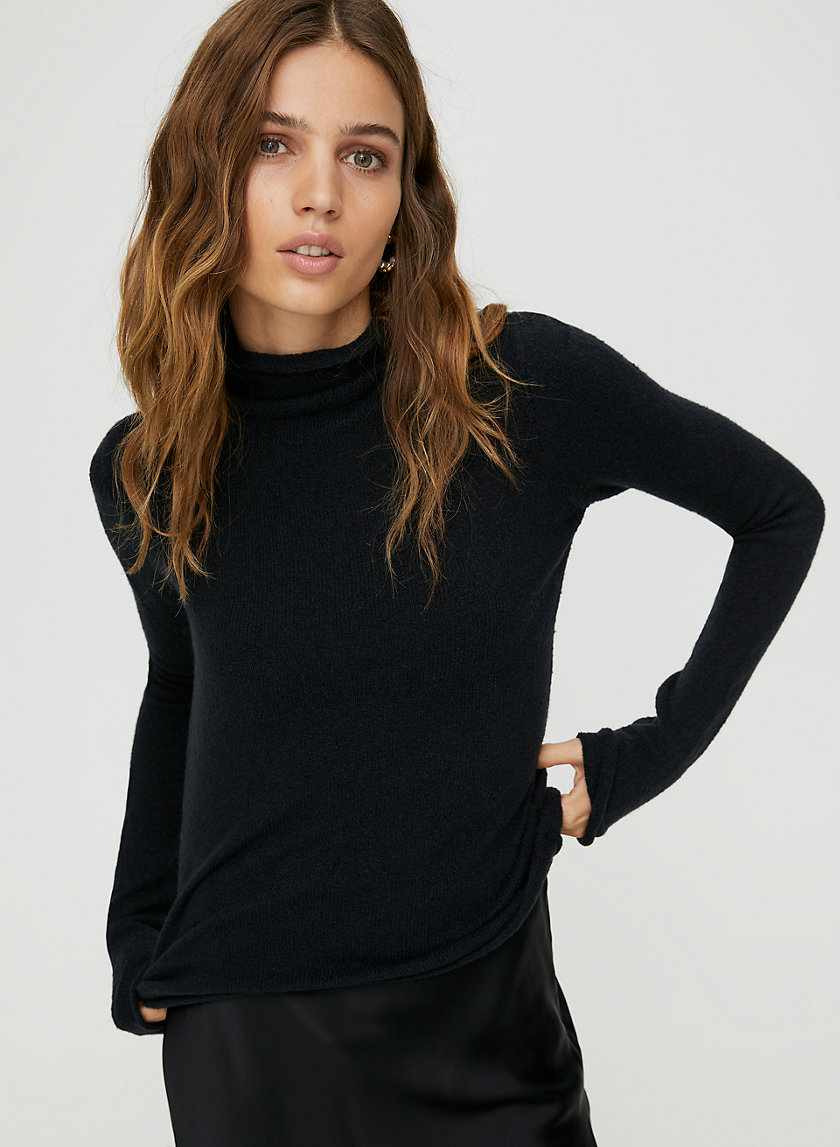 DARLING SWEATER - Fitted, mock-neck sweater DARLING SWEATER - Fitted, mock-neck sweater