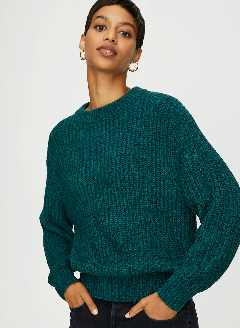 ESSENTIAL CHENILLE SWEATER - Relaxed-fit crewneck sweater ESSENTIAL CHENILLE SWEATER - Relaxed-fit crewneck sweater