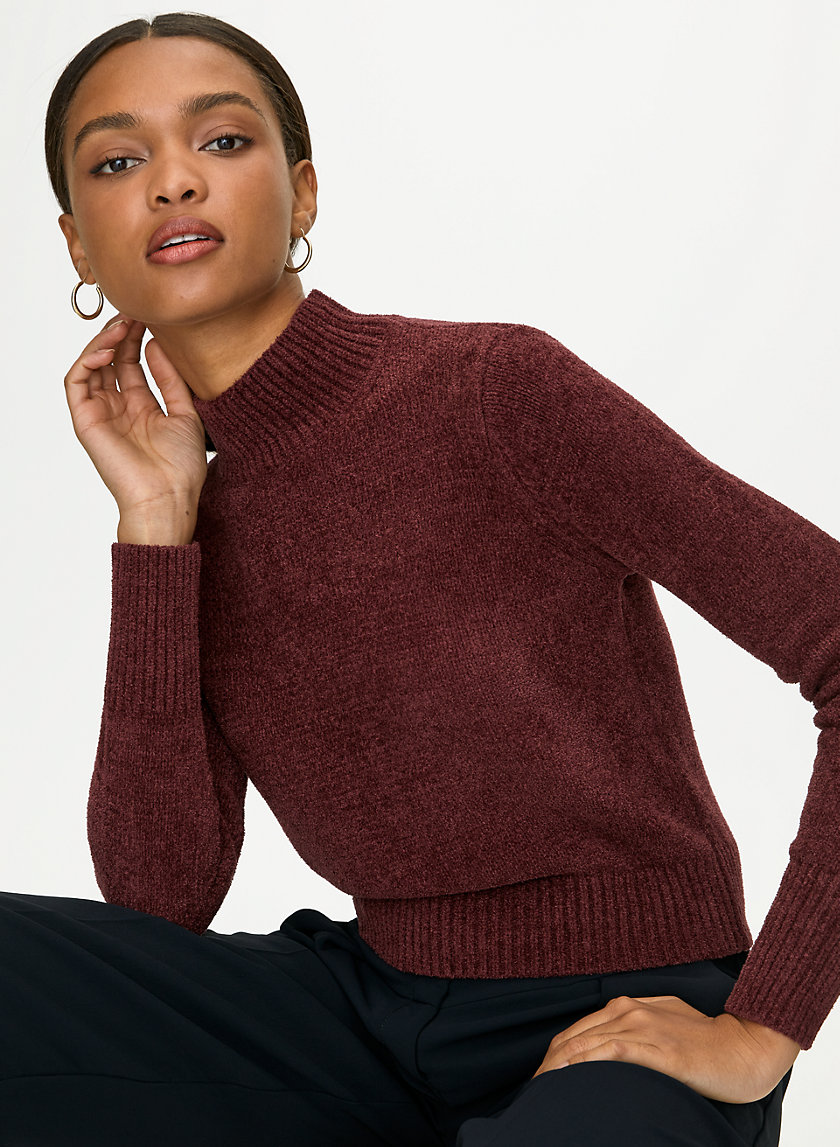 CORTETA SWEATER - Lightweight mock-neck sweater CORTETA SWEATER - Lightweight mock-neck sweater