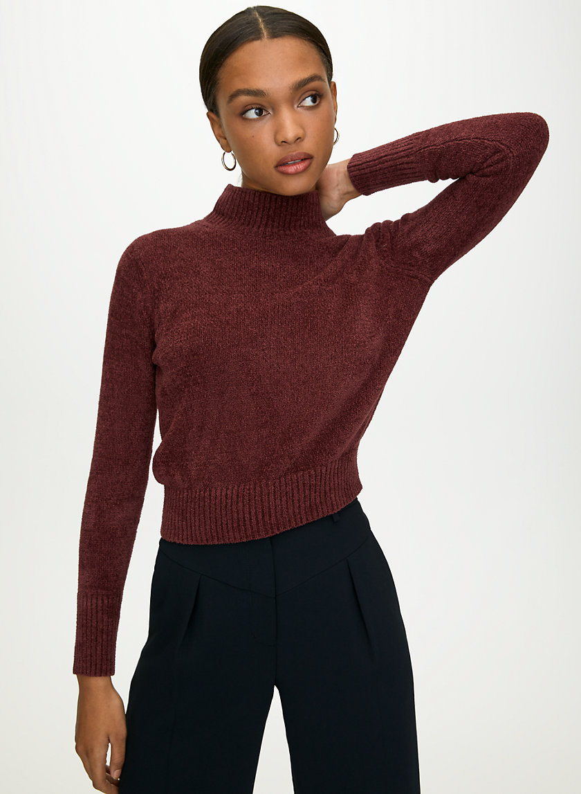 CORTETA SWEATER - Lightweight mock-neck sweater CORTETA SWEATER - Lightweight mock-neck sweater