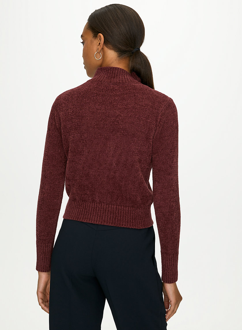 CORTETA SWEATER - Lightweight mock-neck sweater CORTETA SWEATER - Lightweight mock-neck sweater