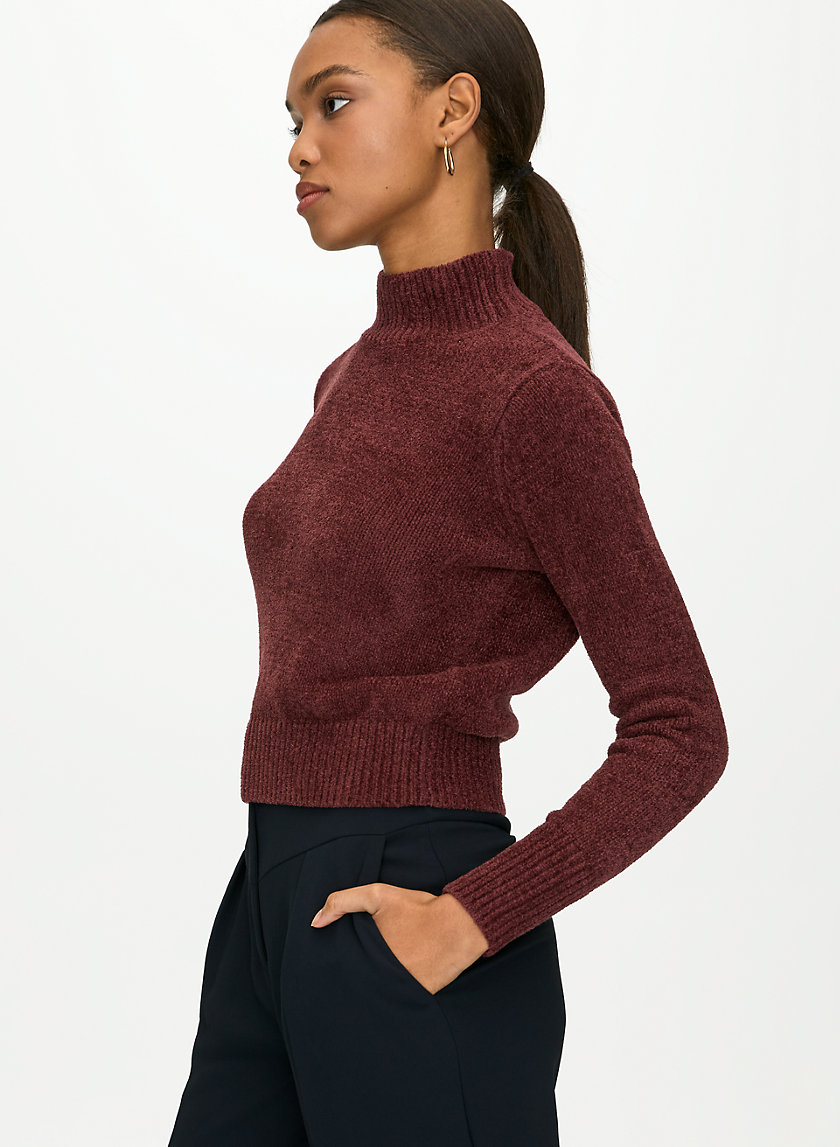 CORTETA SWEATER - Lightweight mock-neck sweater CORTETA SWEATER - Lightweight mock-neck sweater