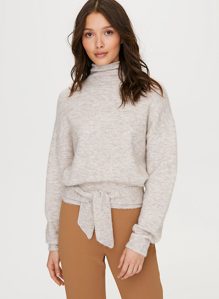 LORIN SWEATER - Cropped turtleneck sweater LORIN SWEATER - Cropped turtleneck sweater