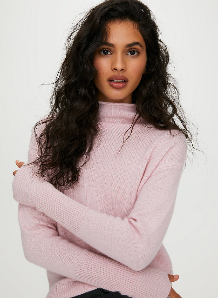 CYPRIE CASHMERE SWEATER - Cashmere mock-neck sweater CYPRIE CASHMERE SWEATER - Cashmere mock-neck sweater