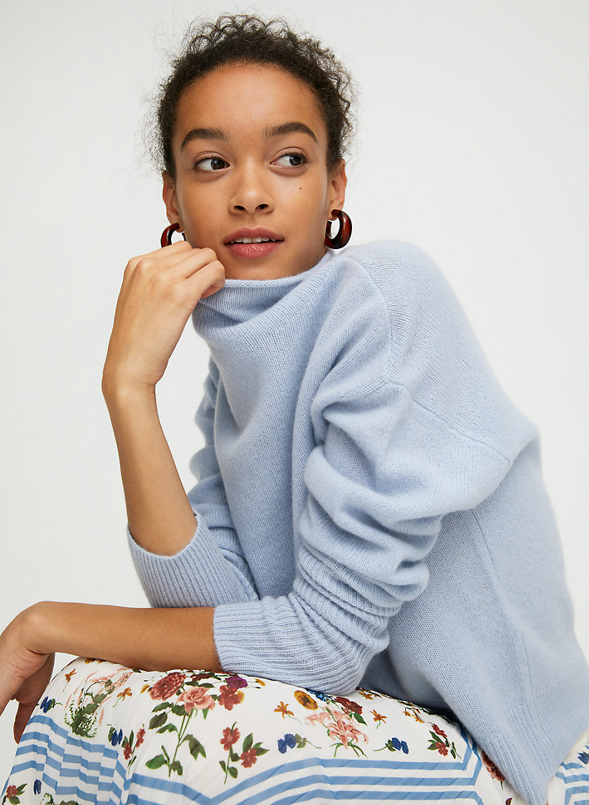CYPRIE SWEATER - Cashmere mock-neck sweater CYPRIE SWEATER - Cashmere mock-neck sweater