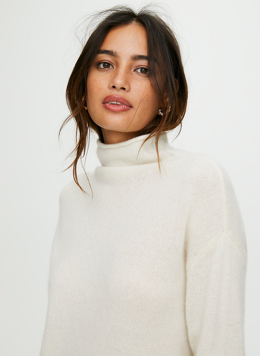 CYPRIE CASHMERE SWEATER - Cashmere mock-neck sweater CYPRIE CASHMERE SWEATER - Cashmere mock-neck sweater