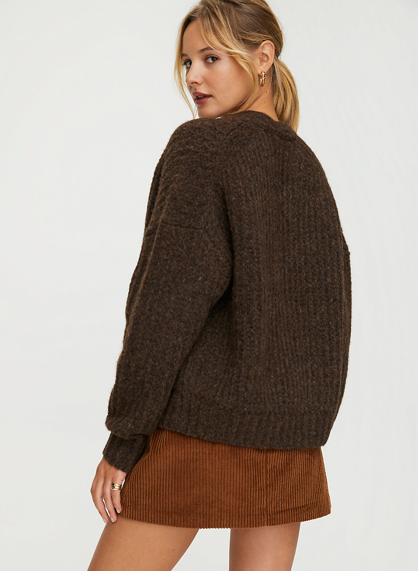 JILLIAN CARDIGAN - Alpaca merino open-front cardigan JILLIAN CARDIGAN - Alpaca merino open-front cardigan
