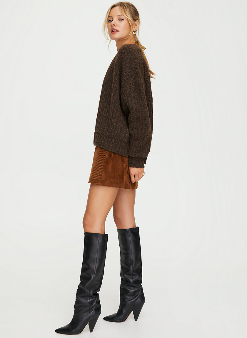 JILLIAN CARDIGAN - Alpaca merino open-front cardigan JILLIAN CARDIGAN - Alpaca merino open-front cardigan