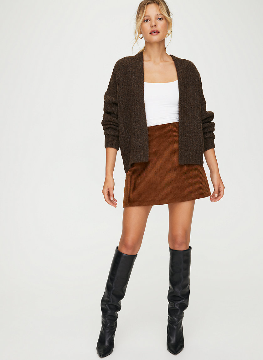 JILLIAN CARDIGAN - Alpaca merino open-front cardigan JILLIAN CARDIGAN - Alpaca merino open-front cardigan