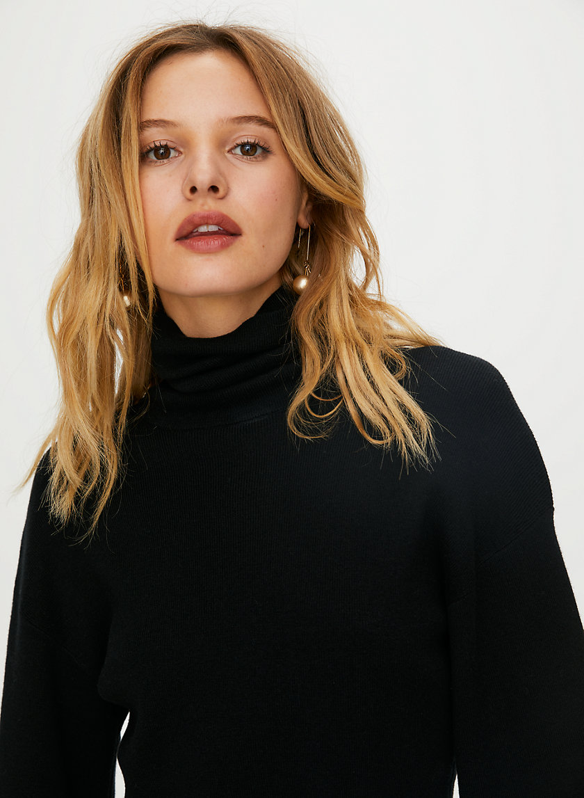 REBECCA SWEATER - Cropped turtleneck sweater REBECCA SWEATER - Cropped turtleneck sweater
