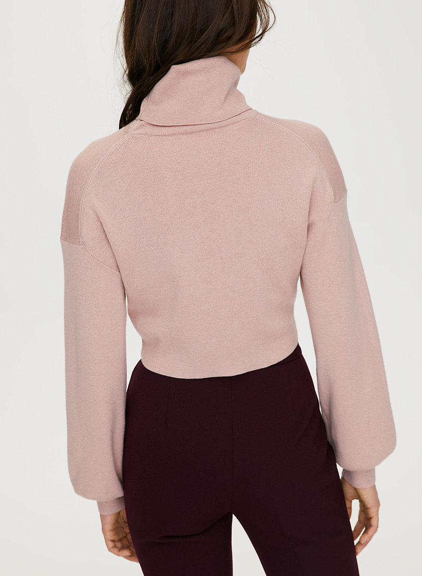 REBECCA SWEATER - Cropped turtleneck sweater REBECCA SWEATER - Cropped turtleneck sweater