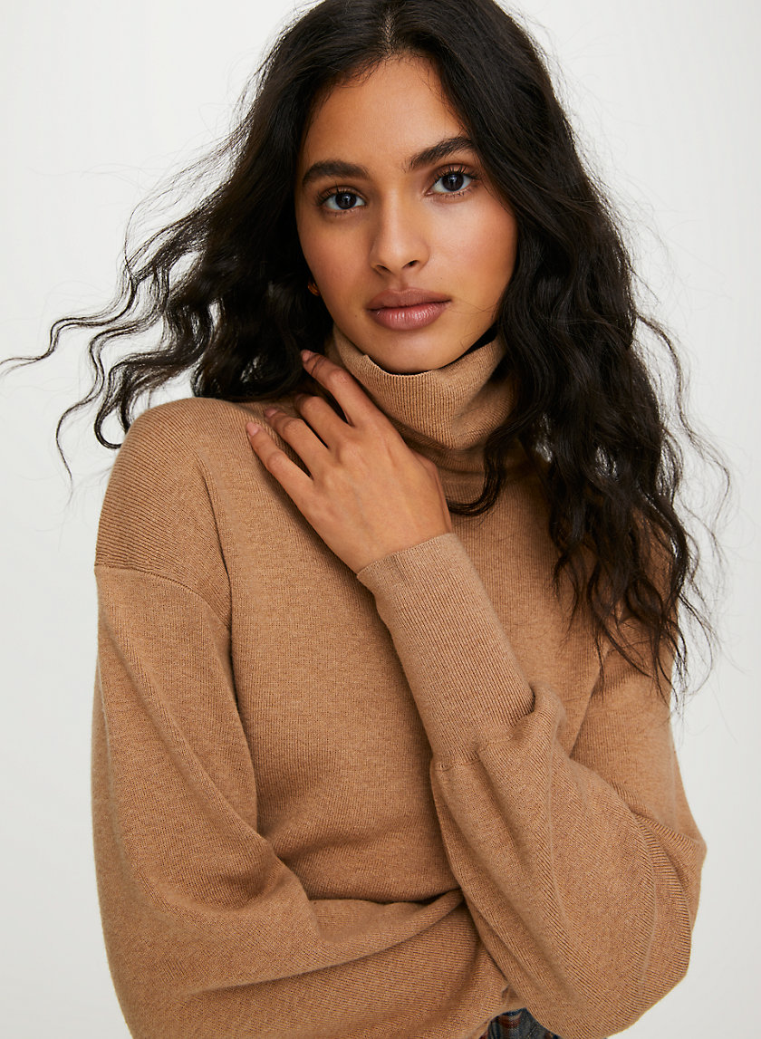 REBECCA SWEATER - Cropped turtleneck sweater REBECCA SWEATER - Cropped turtleneck sweater