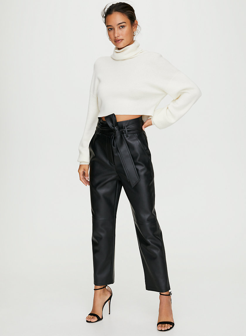 REBECCA SWEATER - Cropped turtleneck sweater REBECCA SWEATER - Cropped turtleneck sweater