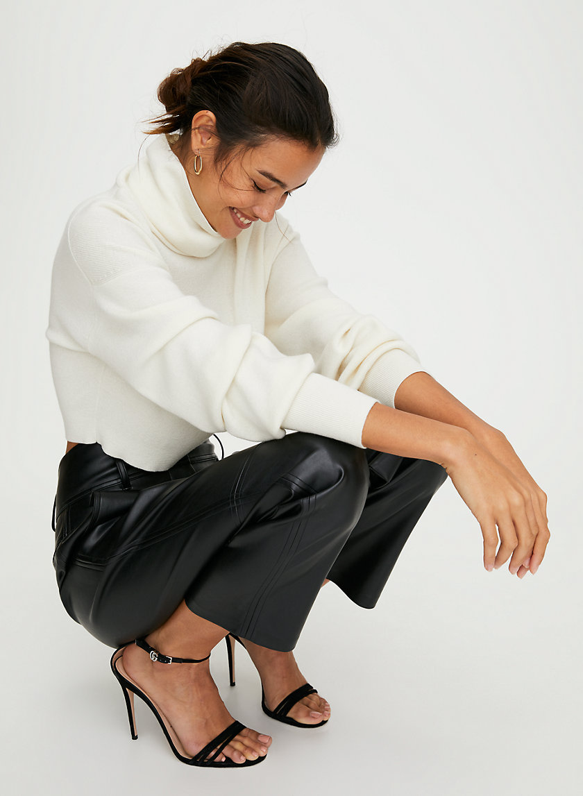 REBECCA SWEATER - Cropped turtleneck sweater REBECCA SWEATER - Cropped turtleneck sweater