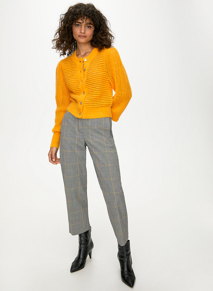 ALESSIA CARDIGAN - Puff-sleeve alpaca cardigan ALESSIA CARDIGAN - Puff-sleeve alpaca cardigan
