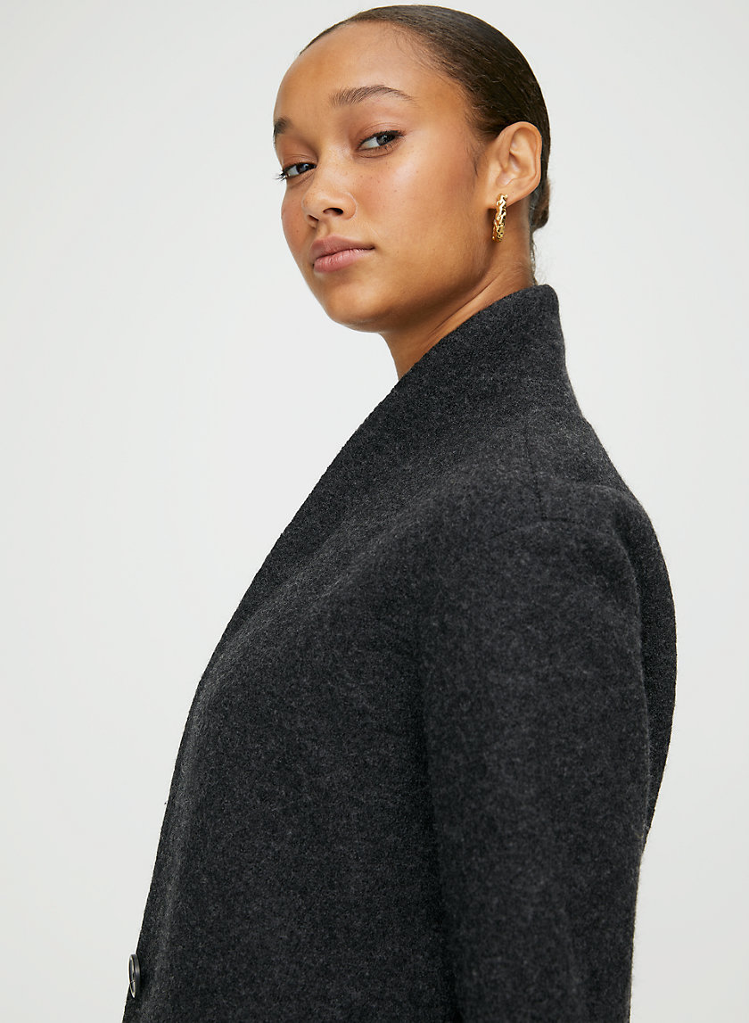 DUJARDIN JACKET - Long, merino-wool cardigan jacket DUJARDIN JACKET - Long, merino-wool cardigan jacket