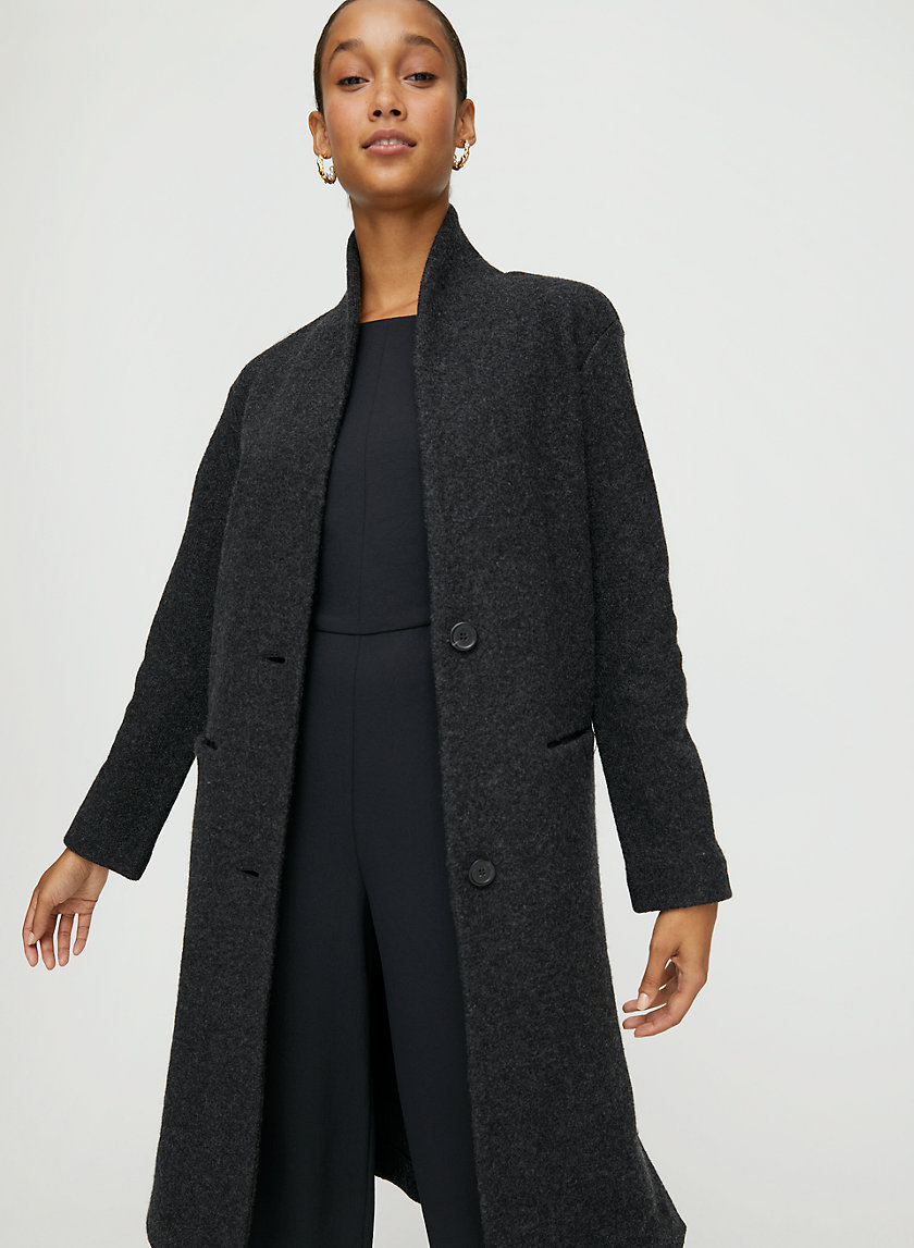 DUJARDIN JACKET - Long, merino-wool cardigan jacket DUJARDIN JACKET - Long, merino-wool cardigan jacket