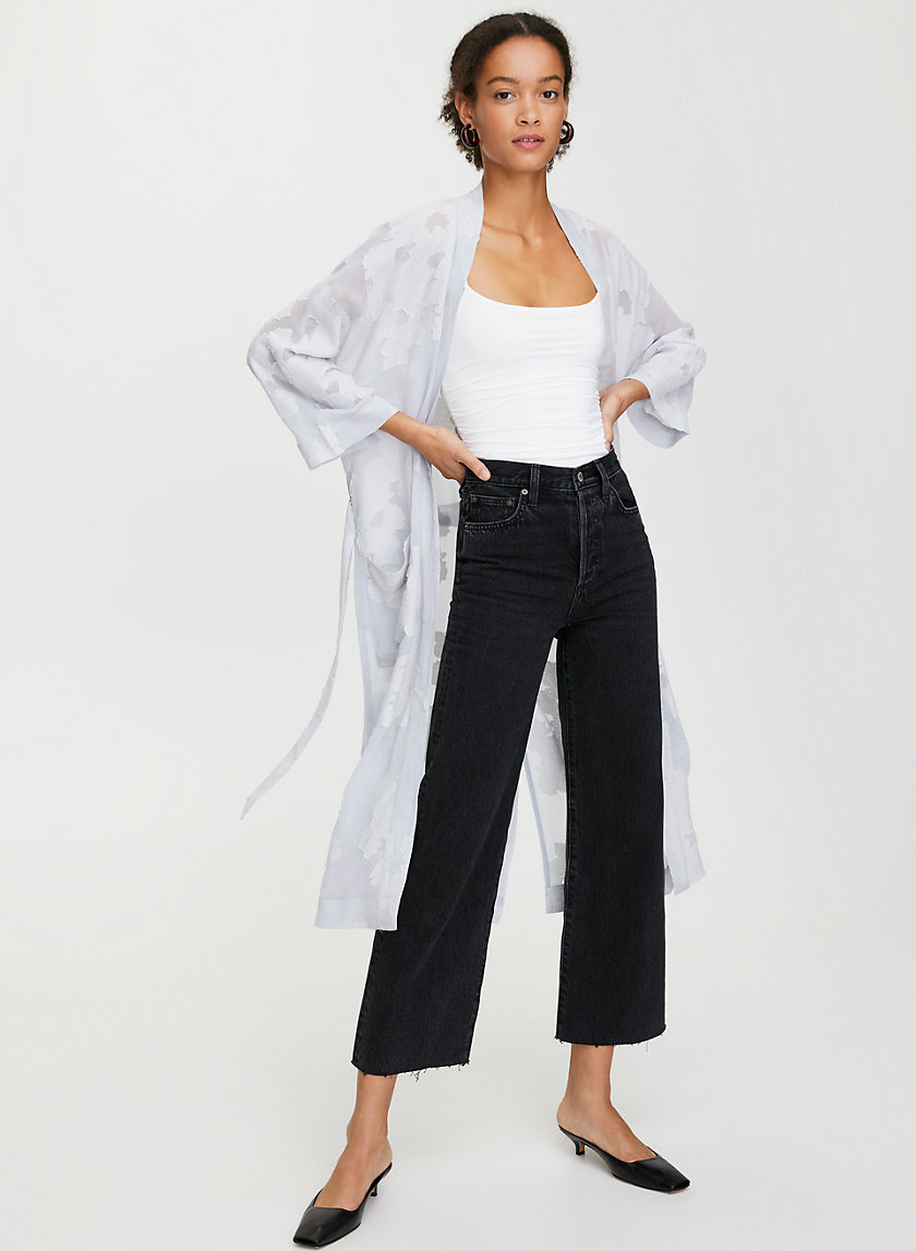 DURANTE JACKET - Long jacquard kimono DURANTE JACKET - Long jacquard kimono