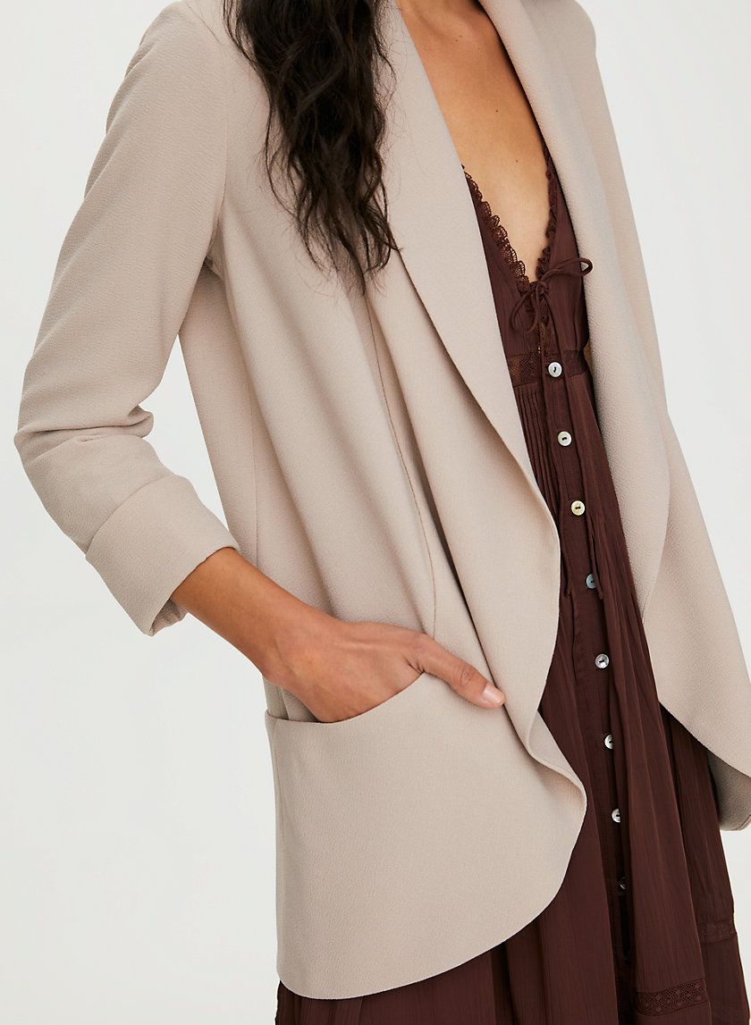 CHEVALIER JACKET - Lightweight, open-front blazer CHEVALIER JACKET - Lightweight, open-front blazer