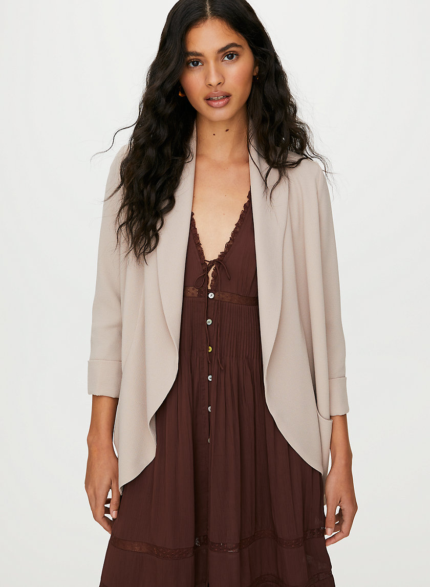 CHEVALIER JACKET - Lightweight, open-front blazer CHEVALIER JACKET - Lightweight, open-front blazer