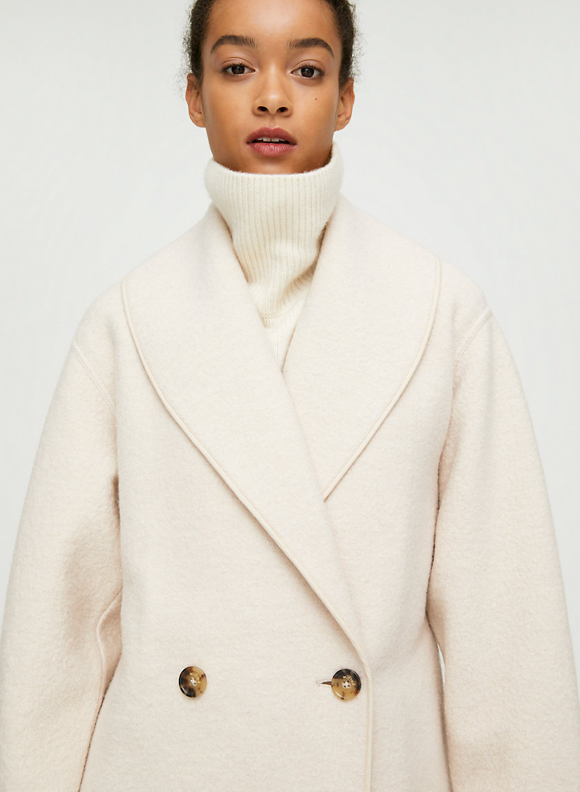 CHARLIZE JACKET - Shawl-collar wool jacket CHARLIZE JACKET - Shawl-collar wool jacket