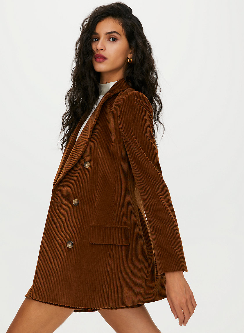 MARGAUX BLAZER - Double-breasted corduroy blazer MARGAUX BLAZER - Double-breasted corduroy blazer