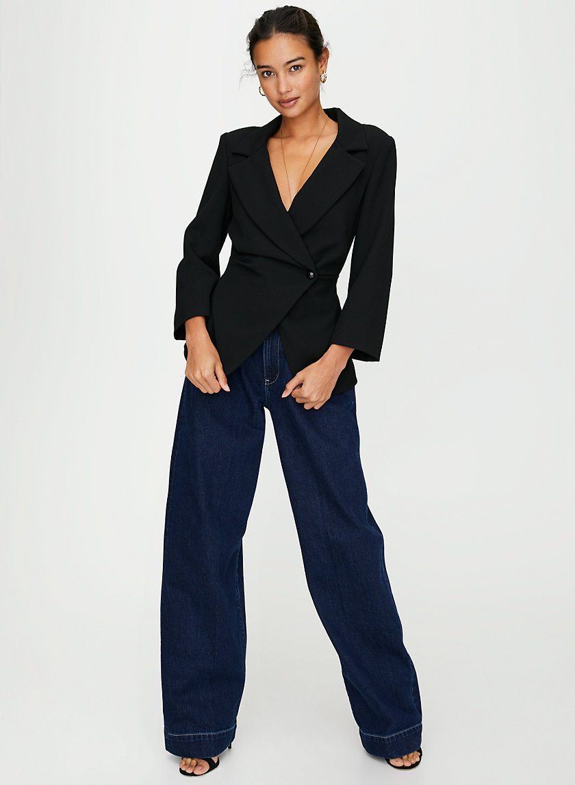 SELINA BLAZER - Single-button peplum blazer SELINA BLAZER - Single-button peplum blazer