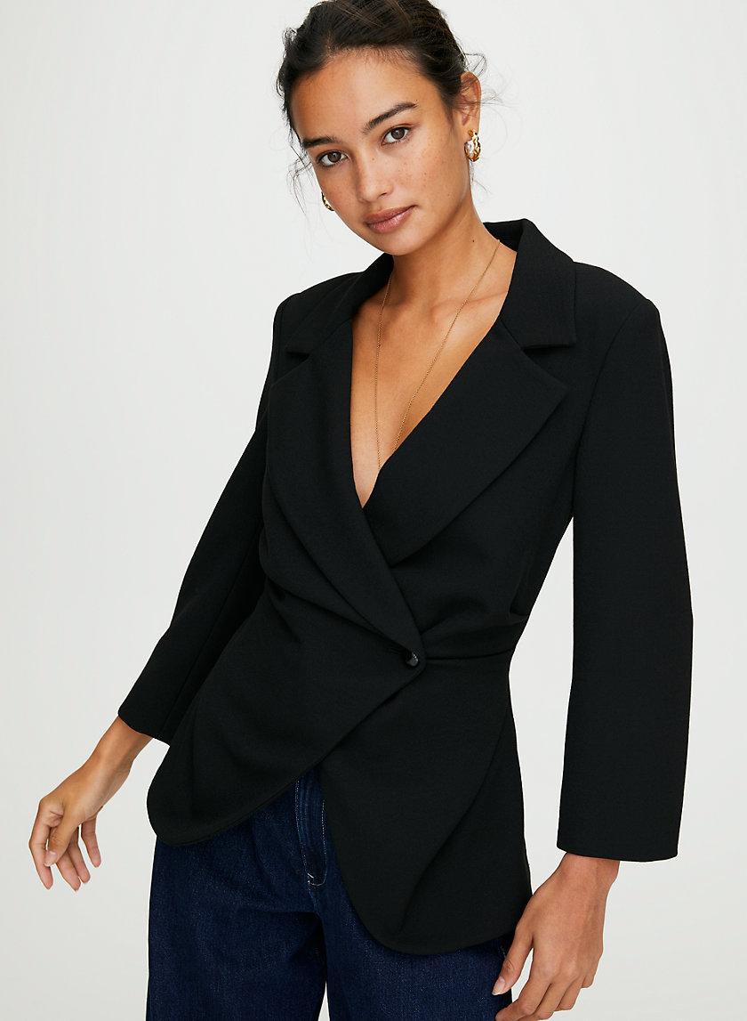 SELINA BLAZER - Single-button peplum blazer SELINA BLAZER - Single-button peplum blazer