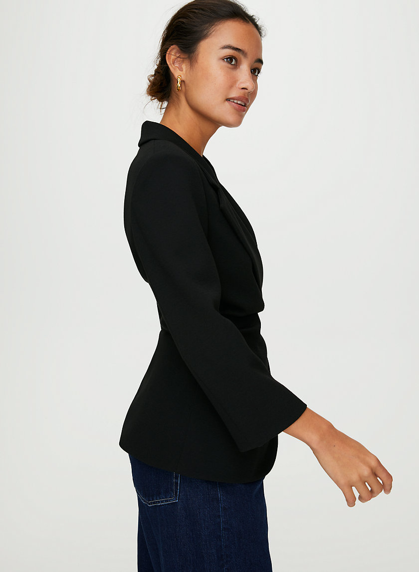 SELINA BLAZER - Single-button peplum blazer SELINA BLAZER - Single-button peplum blazer