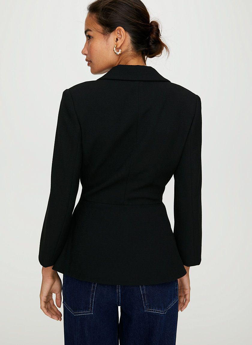 SELINA BLAZER - Single-button peplum blazer SELINA BLAZER - Single-button peplum blazer