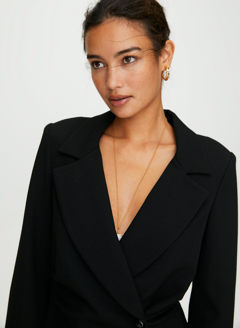 SELINA BLAZER - Single-button peplum blazer SELINA BLAZER - Single-button peplum blazer