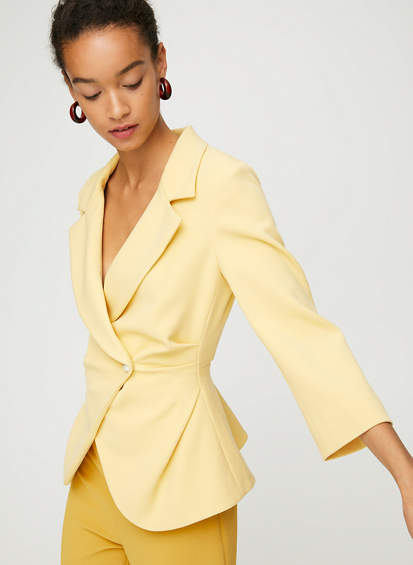 SELINA BLAZER - Single-button peplum blazer SELINA BLAZER - Single-button peplum blazer