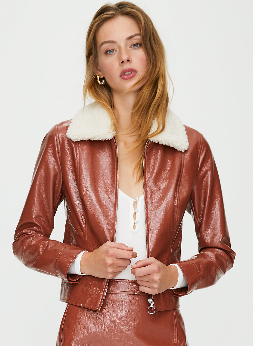 TEMPEST JACKET - Cropped vinyl jacket TEMPEST JACKET - Cropped vinyl jacket