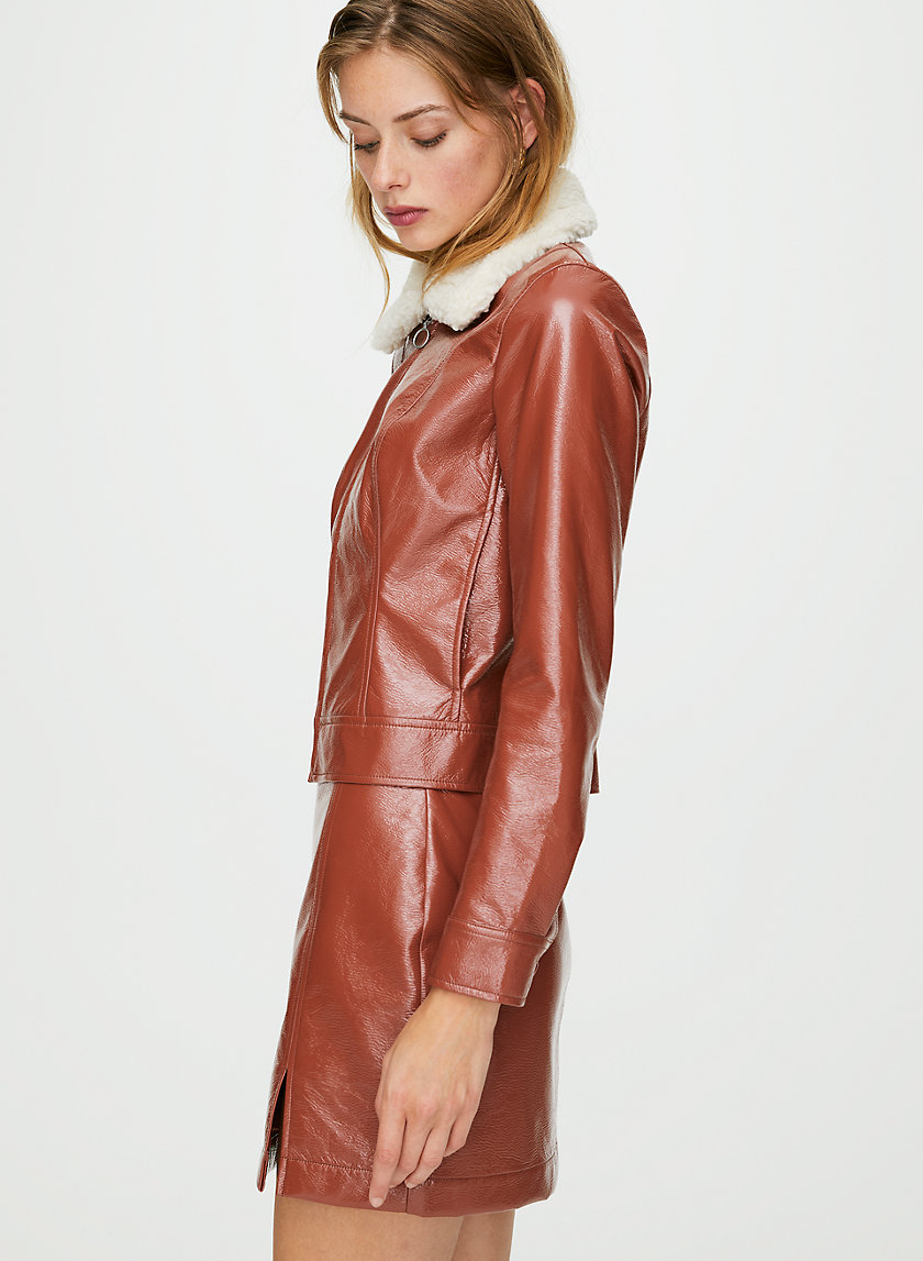 TEMPEST JACKET - Cropped vinyl jacket TEMPEST JACKET - Cropped vinyl jacket