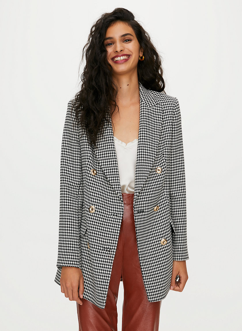 MARGAUX BLAZER - Houndstooth blazer MARGAUX BLAZER - Houndstooth blazer