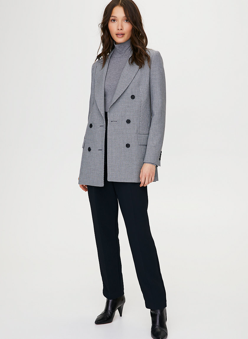 MARGAUX BLAZER - Menswear-inspired check blazer MARGAUX BLAZER - Menswear-inspired check blazer