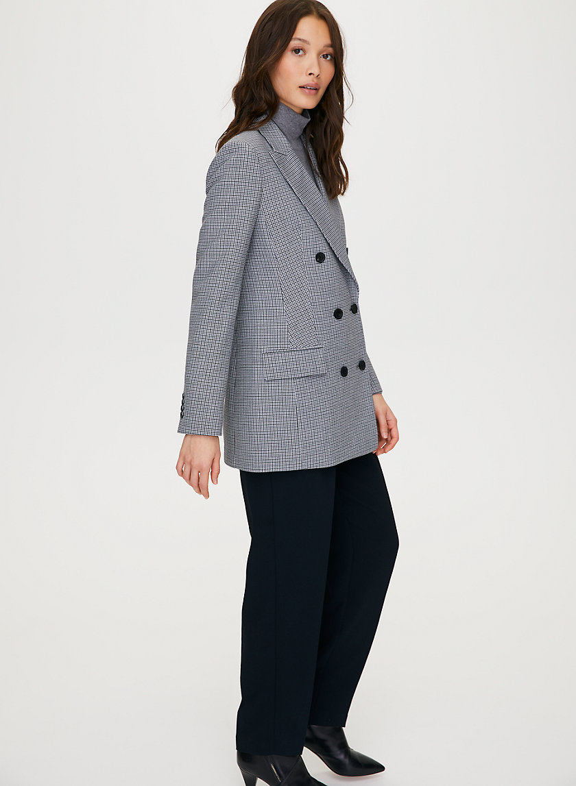 MARGAUX BLAZER - Menswear-inspired check blazer MARGAUX BLAZER - Menswear-inspired check blazer
