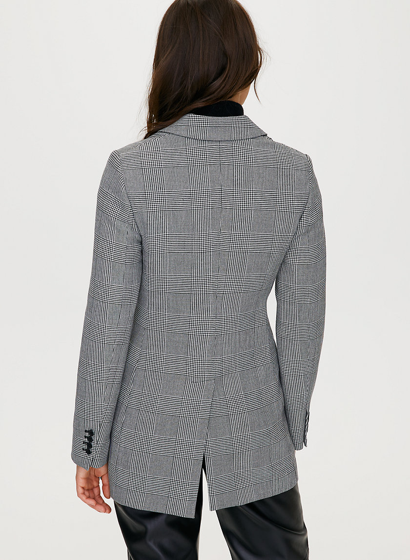 MARGAUX BLAZER - Menswear-inspired check blazer MARGAUX BLAZER - Menswear-inspired check blazer