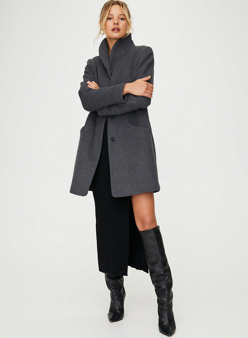 COCOON WOOL COAT - Virgin-wool and cashmere coat COCOON WOOL COAT - Virgin-wool and cashmere coat