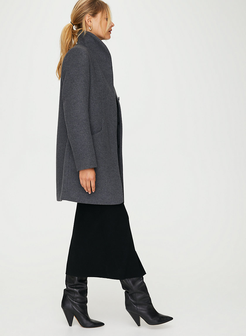 COCOON WOOL COAT - Virgin-wool and cashmere coat COCOON WOOL COAT - Virgin-wool and cashmere coat