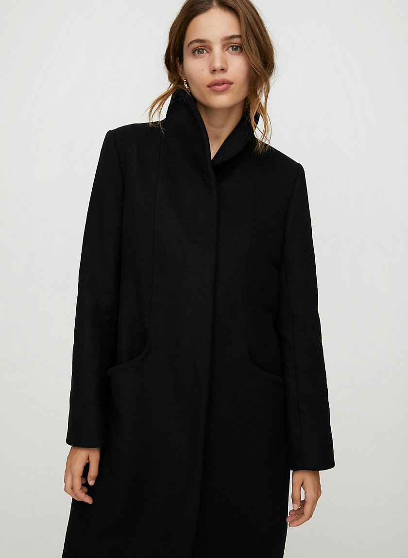 COCOON WOOL COAT LONG - Wool-cashmere long coat COCOON WOOL COAT LONG - Wool-cashmere long coat
