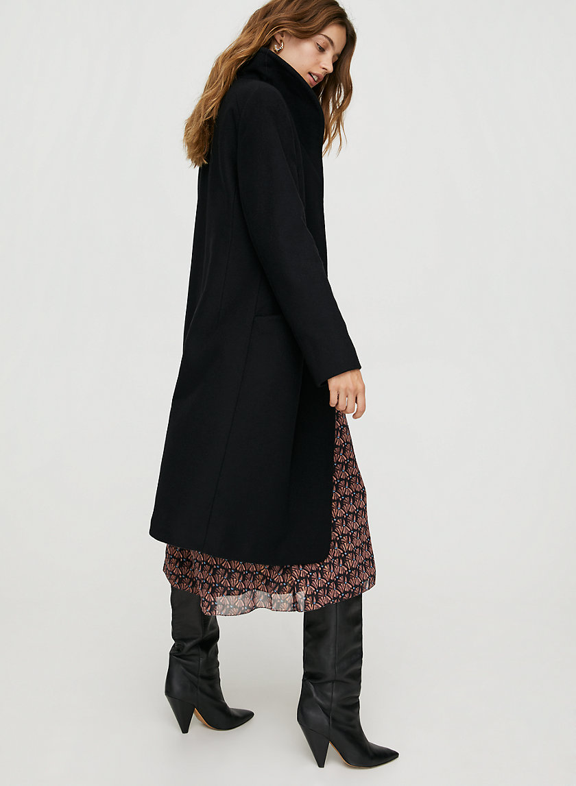 COCOON WOOL COAT LONG - Wool-cashmere long coat COCOON WOOL COAT LONG - Wool-cashmere long coat