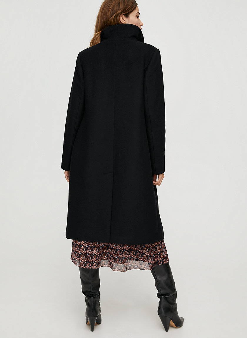 COCOON WOOL COAT LONG - Wool-cashmere long coat COCOON WOOL COAT LONG - Wool-cashmere long coat